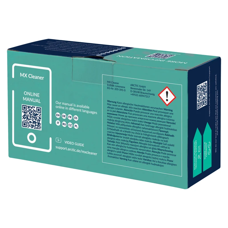 Arctic MX Cleaner Wipes for Removing Thermal Compounds (ACTCP00033A)
