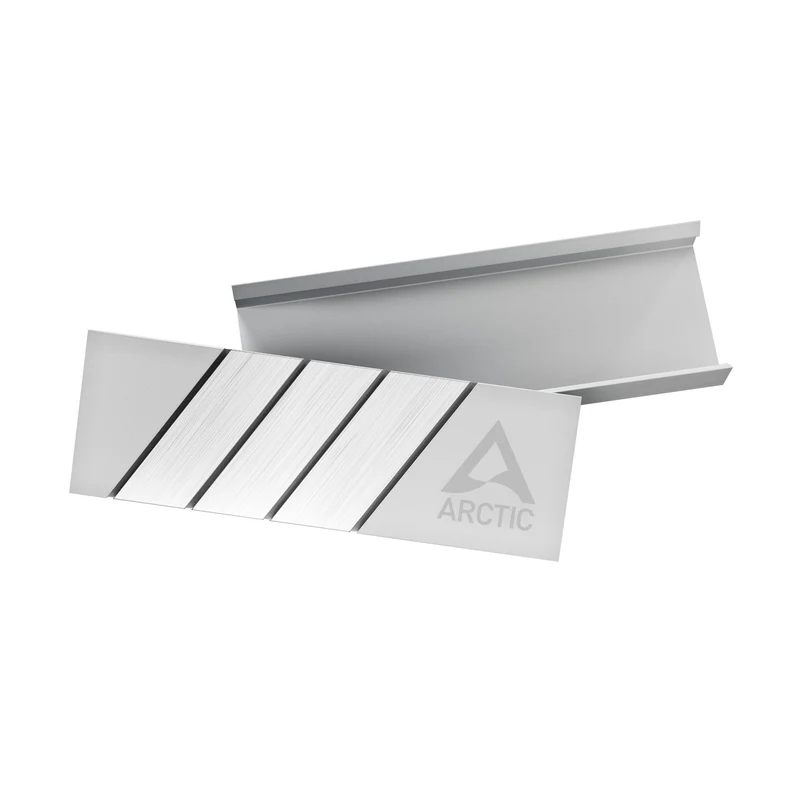 Arctic M2 Pro SSD Cooler for M.2 Drives (Silver, Black)