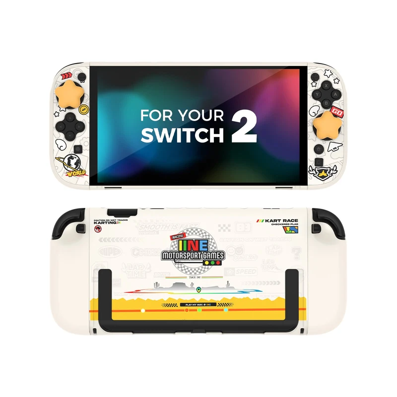 IINE PC Protective Case Set for Nintendo Switch 2 (Mario, Splatoon) (L1167, L1166)