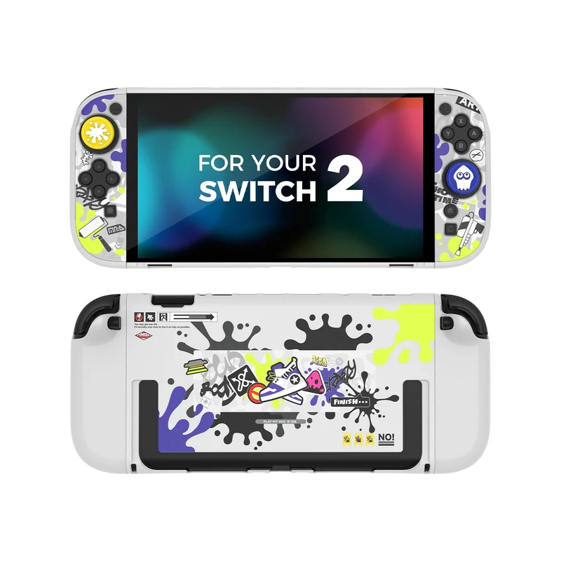 IINE PC Protective Case Set for Nintendo Switch 2 (Mario, Splatoon) (L1167, L1166)