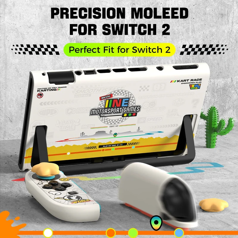 IINE PC Protective Case Set for Nintendo Switch 2 (Mario, Splatoon) (L1167, L1166)