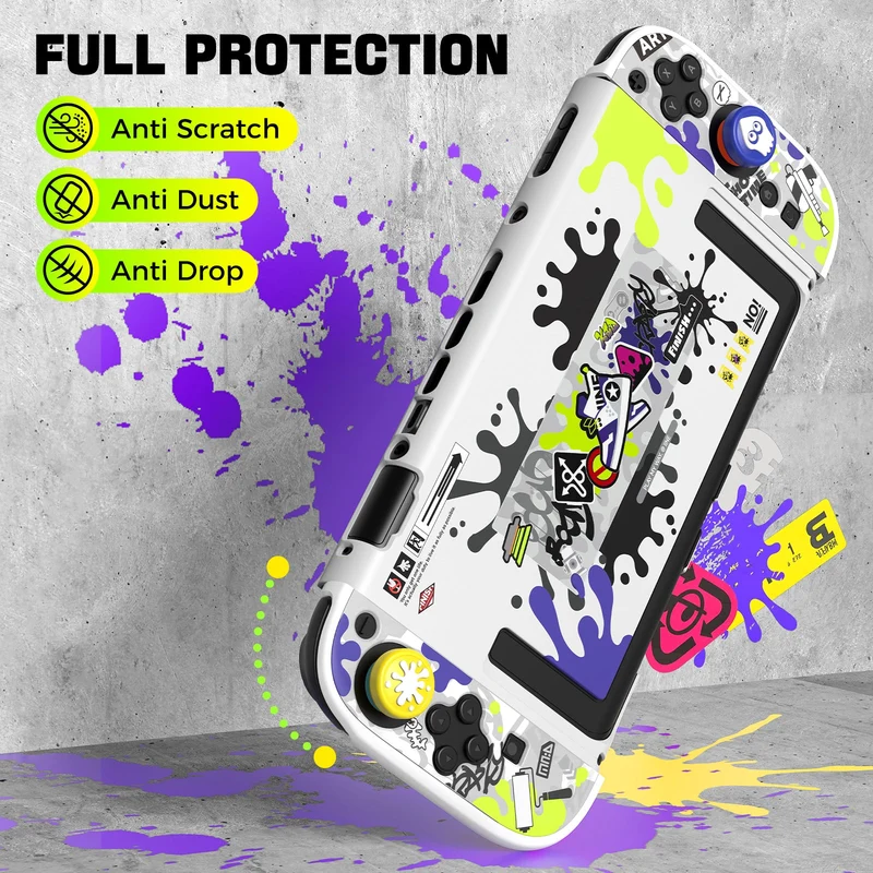 IINE PC Protective Case Set for Nintendo Switch 2 (Mario, Splatoon) (L1167, L1166)