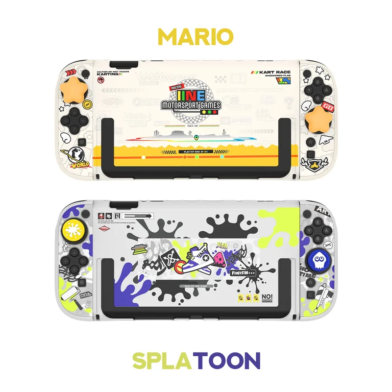 IINE PC Protective Case Set for Nintendo Switch 2 (Mario, Splatoon) (L1167, L1166)