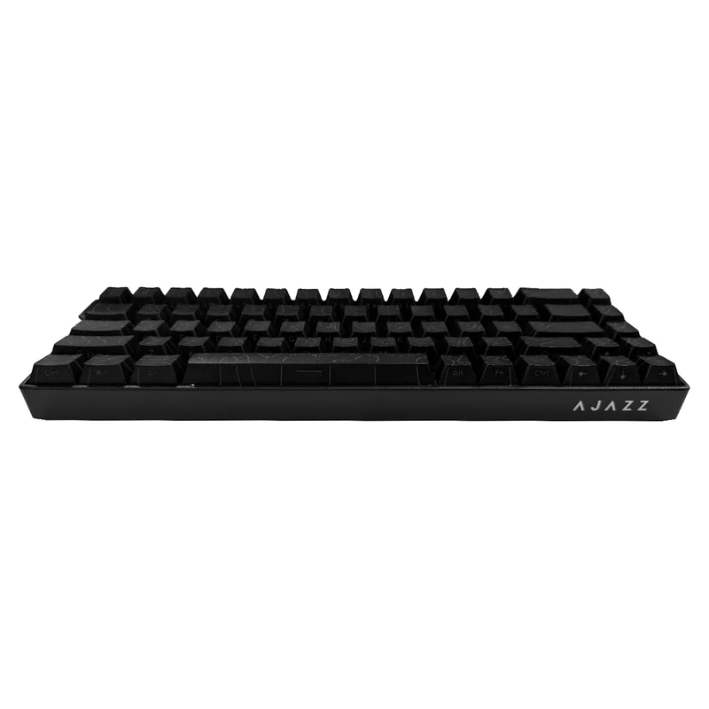 Ajazz AK680 V2 RGB Wired 68-Keys Aluminum Case Hot-Swappable Mechanical Keyboard (Black Contour Line) (Ice Island Switch)