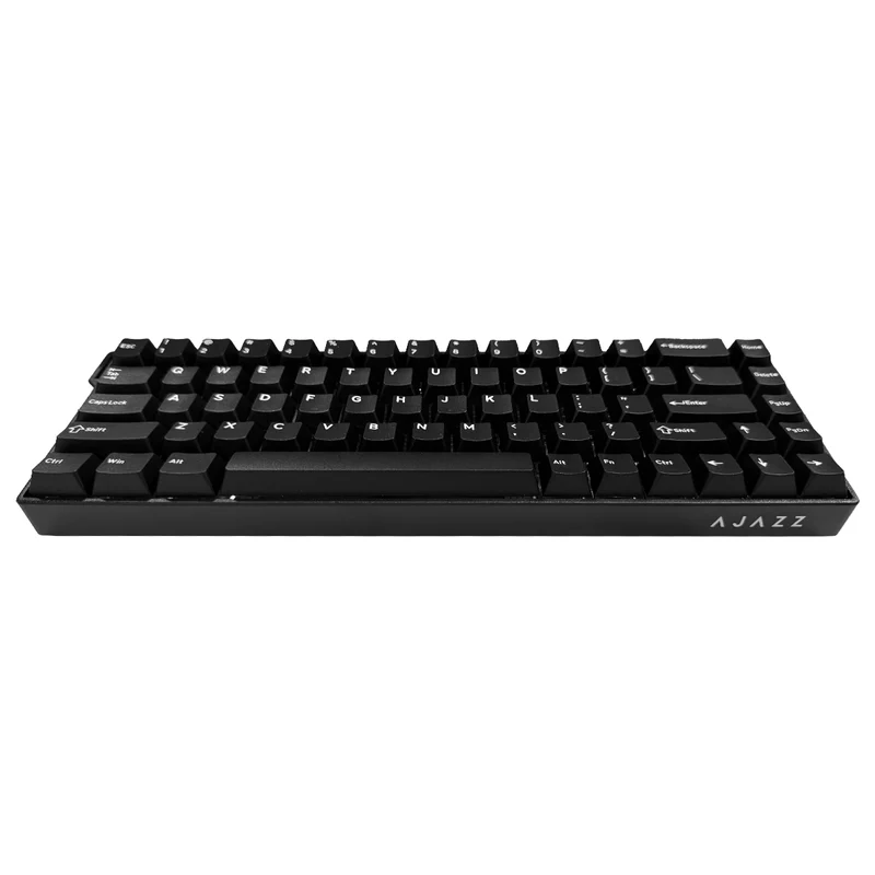 Ajazz AK680 V2 RGB Wired 68-Keys Aluminum Case Hot-Swappable Mechanical Keyboard (Black) (Ice Island Switch)