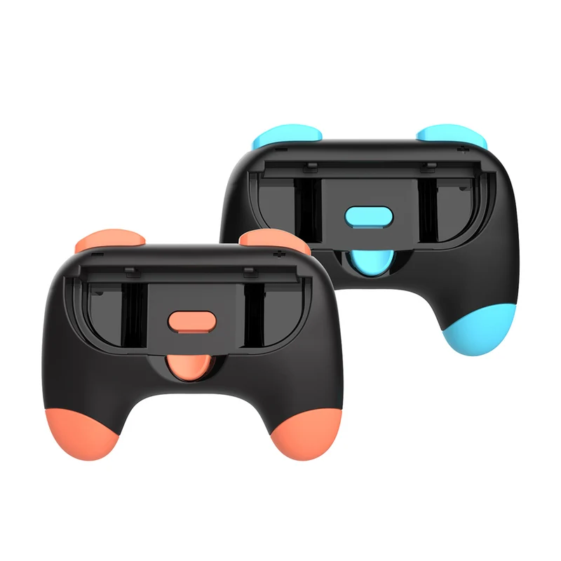 Dobe Controller Grip for Nintendo Switch 2 Joy-Pad (Black + Orange Blue, Pink/Green + White Button) (TNS-3163S)