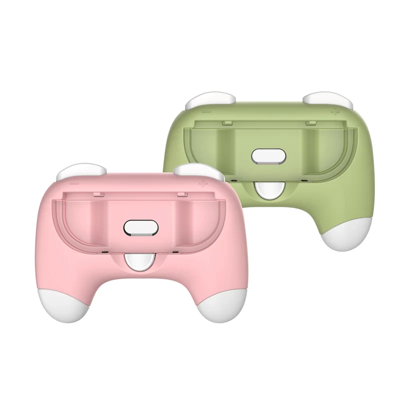 Dobe Controller Grip for Nintendo Switch 2 Joy-Pad (Black + Orange Blue, Pink/Green + White Button) (TNS-3163S)