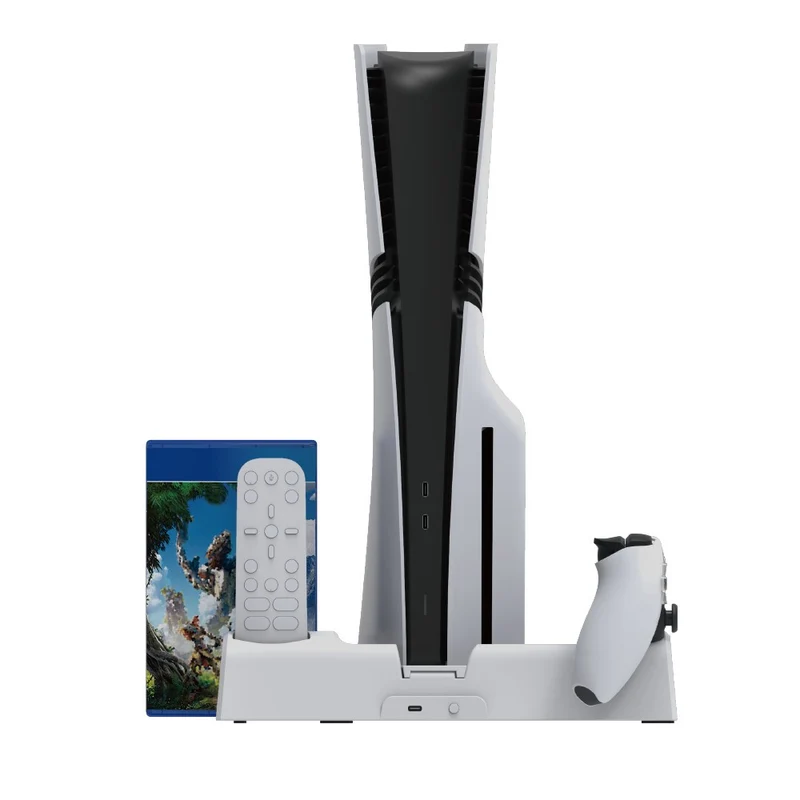 Dobe Multifunctional Cooling Charging Dock for PS5 / PS5 Slim / PS5 Pro (White) TP5-3532D