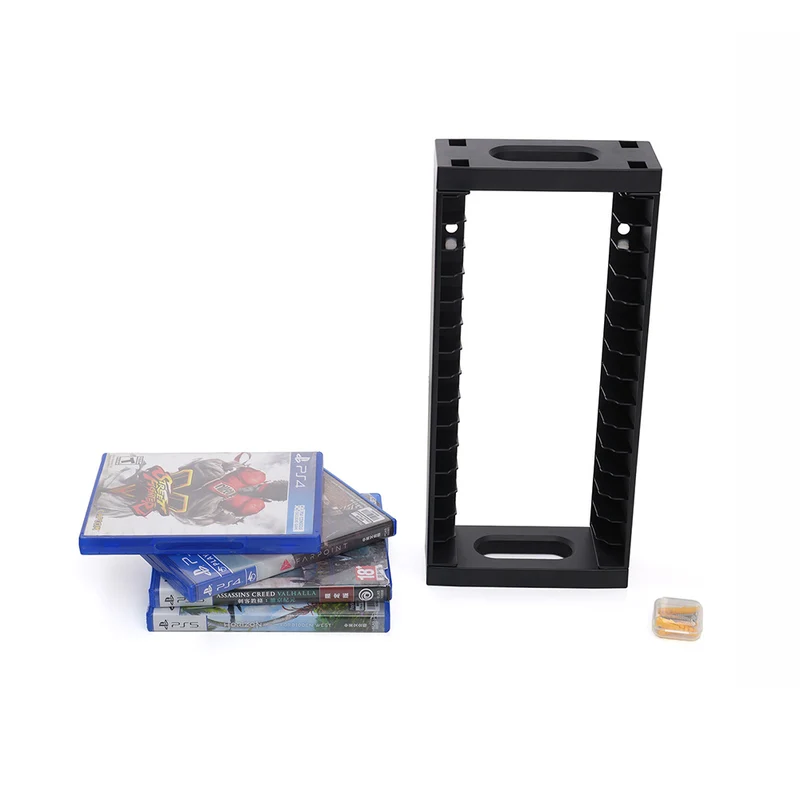 Dobe Wall-Mounted Disc Rack stores 14 Game Disc for PS4/ PS5 (TP5-5512)
