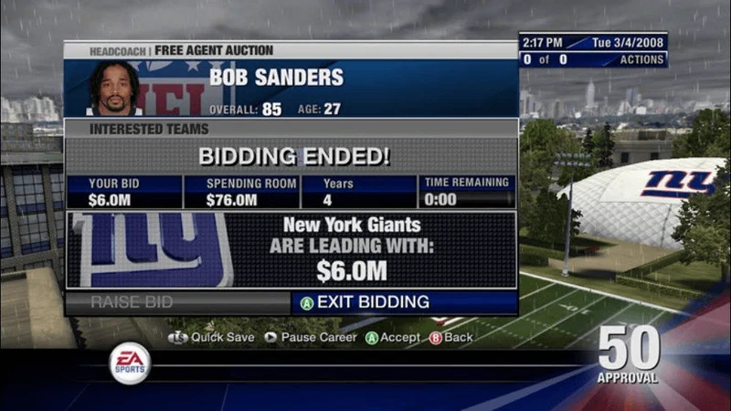 XBOX-NFL Head Coach