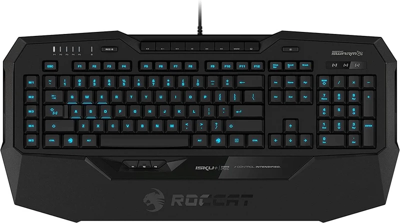 Roccat Isku + Force Fx Rgb Gaming Keyboard With Pressure-Sensitive Keyzone (ROC-12-821)
