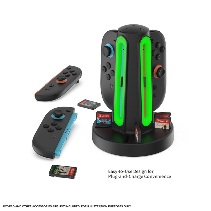 Dobe Charging Dock for Nintendo Switch 2 Joy-Pad (Black) TNS-3172