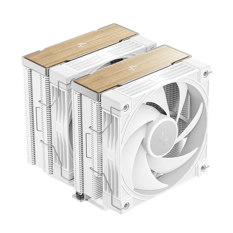 DeepCool AK620 G2 Wood Grain Top Cover CPU Cooler (Black, White)