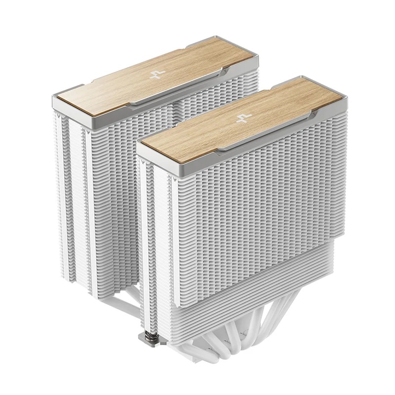 DeepCool AK620 G2 Wood Grain Top Cover CPU Cooler (Black, White)