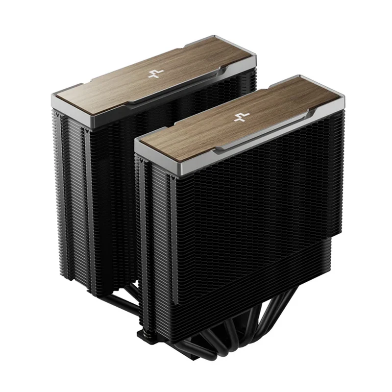 DeepCool AK620 G2 Wood Grain Top Cover CPU Cooler (Black, White)