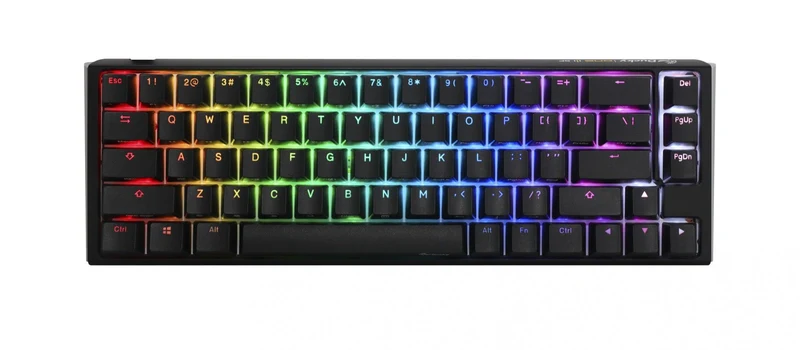 Ducky One 3 Classic SF 65% Hotswap RGB Double Shot PBT Mechanical Keyboard (Cherry RGB Red) (DKON2167ST-RUSPDCLAWSC1)