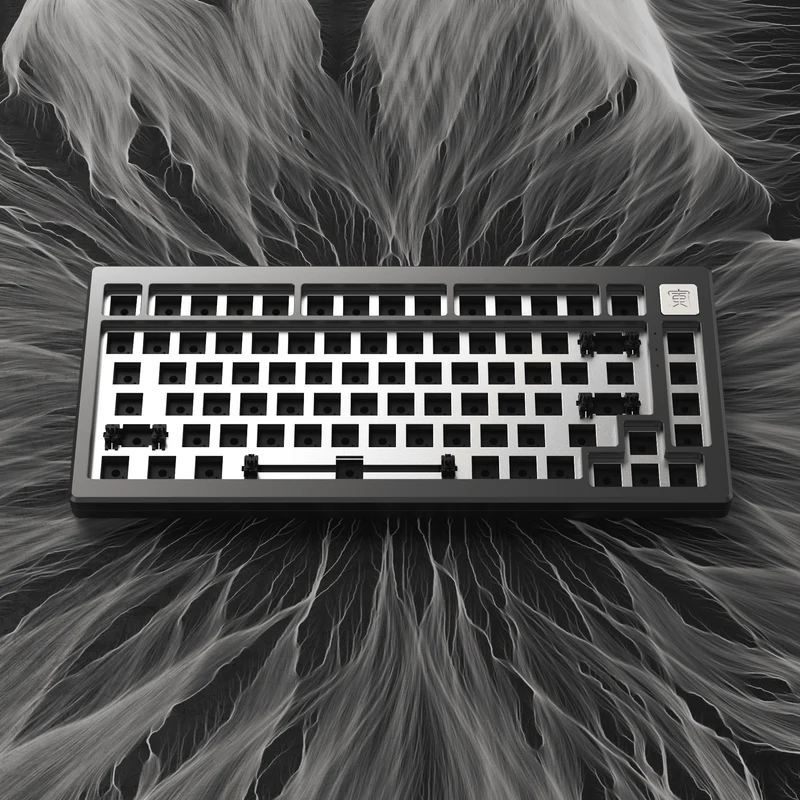AKKO MOD006 RGB Hot-Swappable Mechanical Keyboard DIY Kit With Gasket Mount Structure (Space Gray)