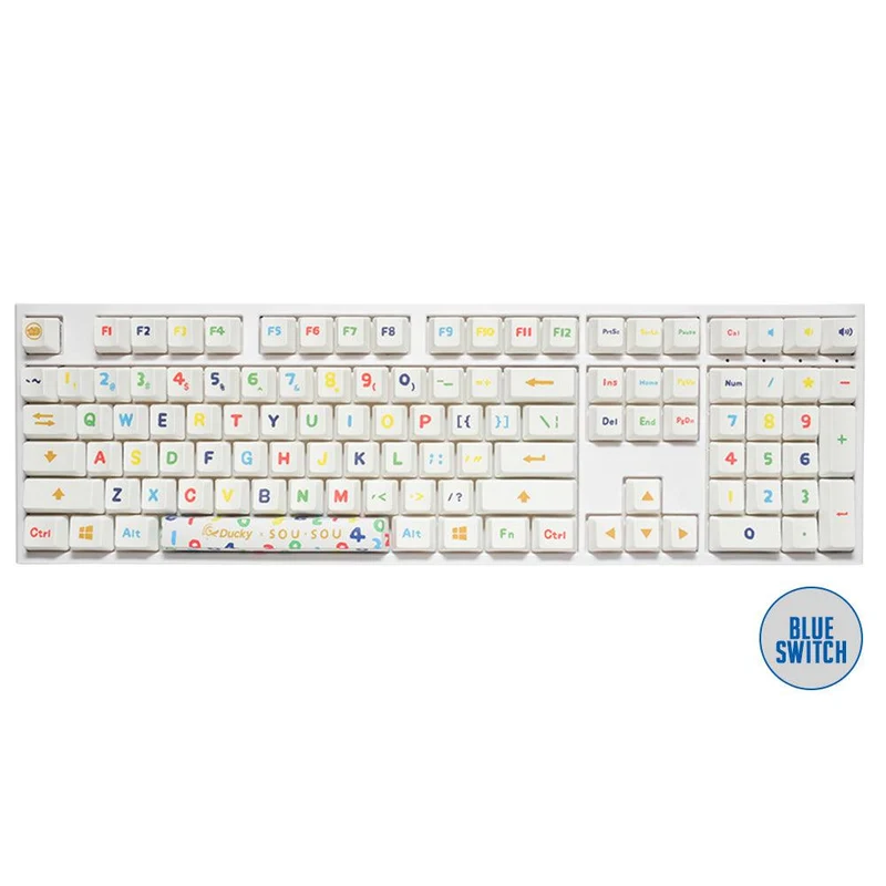 DUCKY X SOU SOU ONE 2 MECHANICAL KEYBOARD (CHERRY MX BLUE) (DKON1808-CUSPHWWBS1)