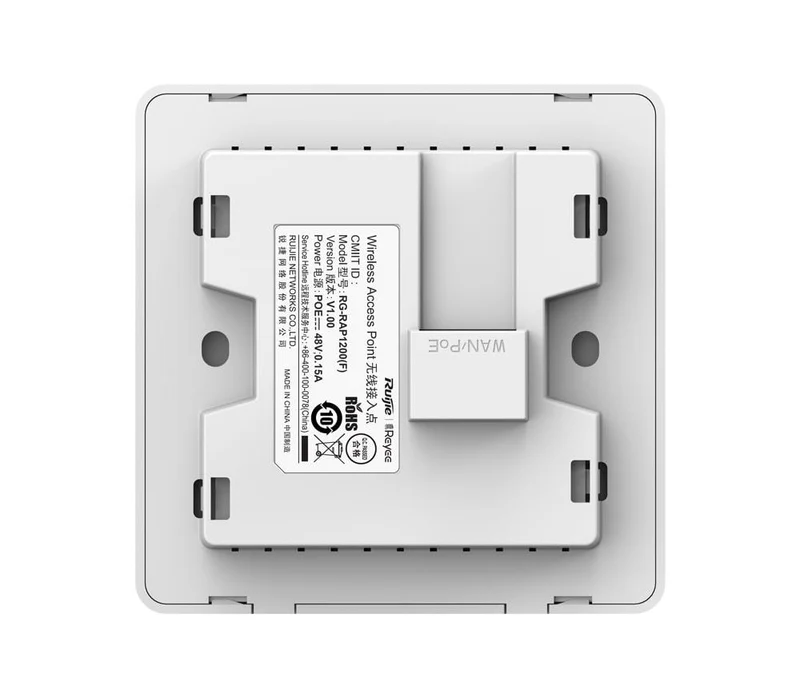 REYEE AC1300 DUAL BAND WALL-PLATE ACCESS POINT (RG-RAP1200(F))