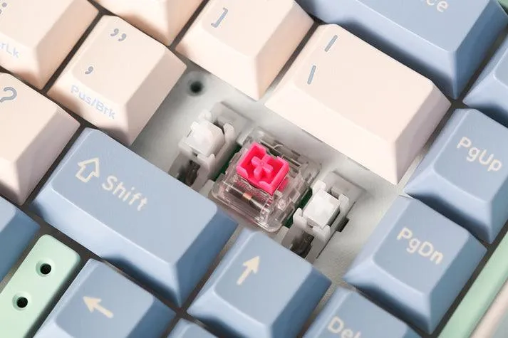 Varmilo Minilo VXH67 Eucalyptus Hot Swappable Mechanical Keyboard (Cherry MX Red) (A44A046D4A3A01A039)
