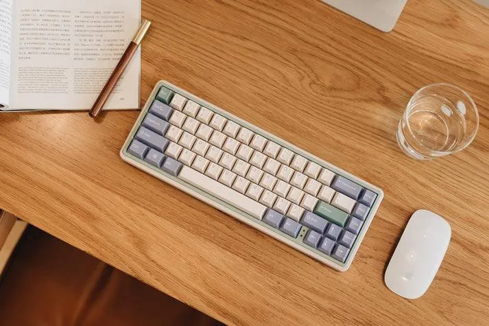 Varmilo Minilo VXH67 Eucalyptus Hot Swappable Mechanical Keyboard (Cherry MX Red) (A44A046D4A3A01A039)