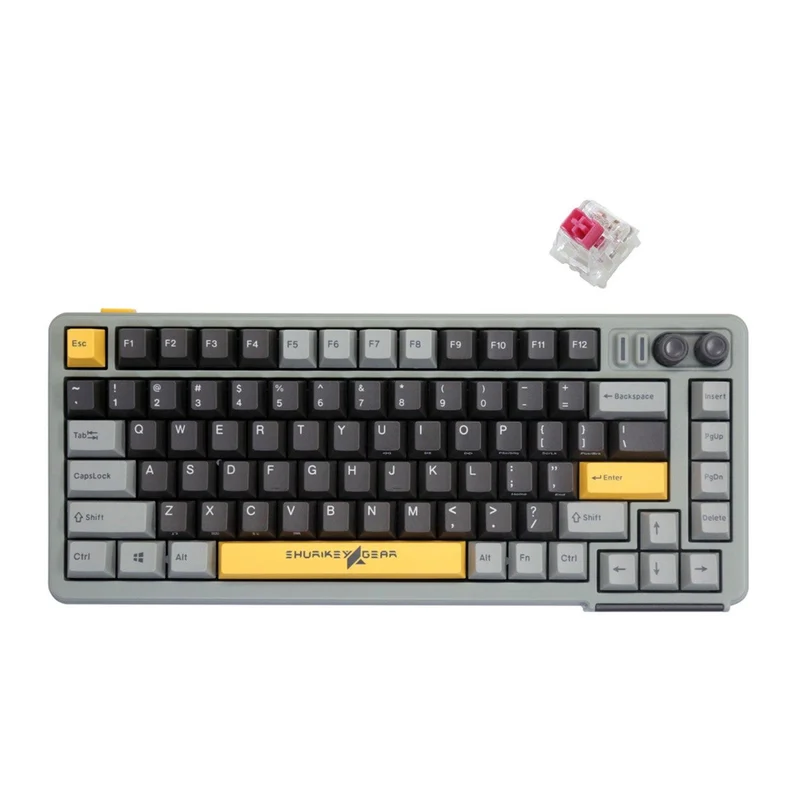 SHURIKEY SZB81 Saizo 001 Mechanical Keyboard (Varmilo EC Rose V2) (S03A001B002C1D01E007)