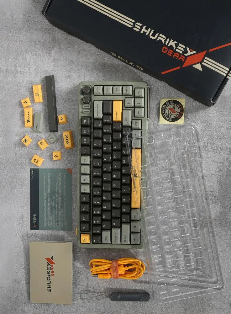 SHURIKEY SZB81 Saizo 001 Mechanical Keyboard (Varmilo EC Rose V2) (S03A001B002C1D01E007)
