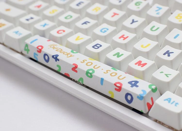 DUCKY X SOU SOU ONE 2 MINI RGB LED MECHANICAL KEYBOARD (CHERRY MX BLUE) (DKON2061ST-CUSPHWWTS2)
