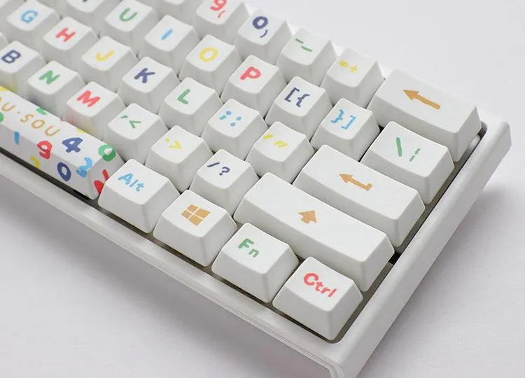 DUCKY X SOU SOU ONE 2 MINI RGB LED MECHANICAL KEYBOARD (CHERRY MX BLUE) (DKON2061ST-CUSPHWWTS2)