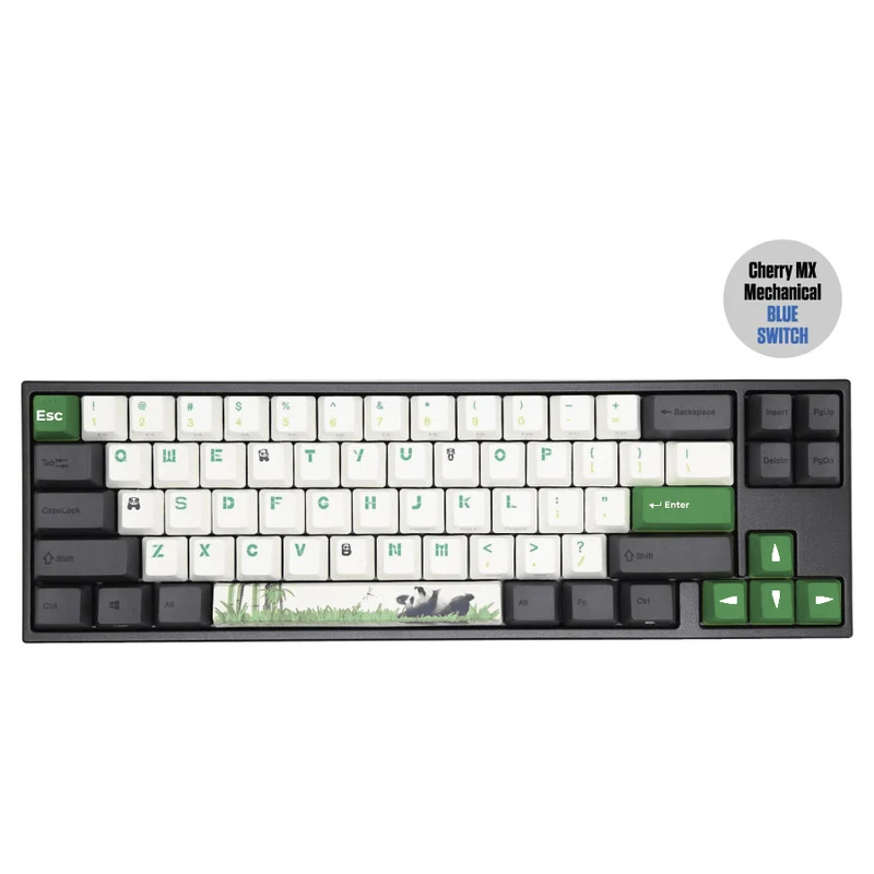DUCKY MIYA PRO PANDA V2 MECHANICAL KEYBOARD (CHERRY MX BLUE) (A17A029A1A2A01A026)