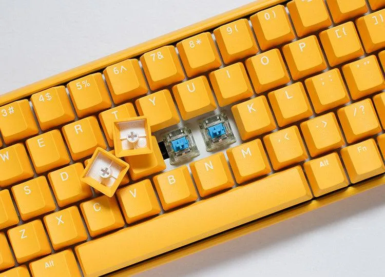 DUCKY ONE 3 MINI YELLOW HOTSWAP RGB DOUBLE SHOT PBT MECHANICAL KEYBOARD (CHERRY RGB BROWN) (DKON2161ST-BUSPDYDYYYC1)