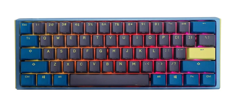 DUCKY ONE 3 MINI DAYBREAK HOTSWAP RGB DOUBLE SHOT PBT MECHANICAL KEYBOARD (CHERRY RGB RED) (DKON2161ST-RUSPDDBBHHC1)