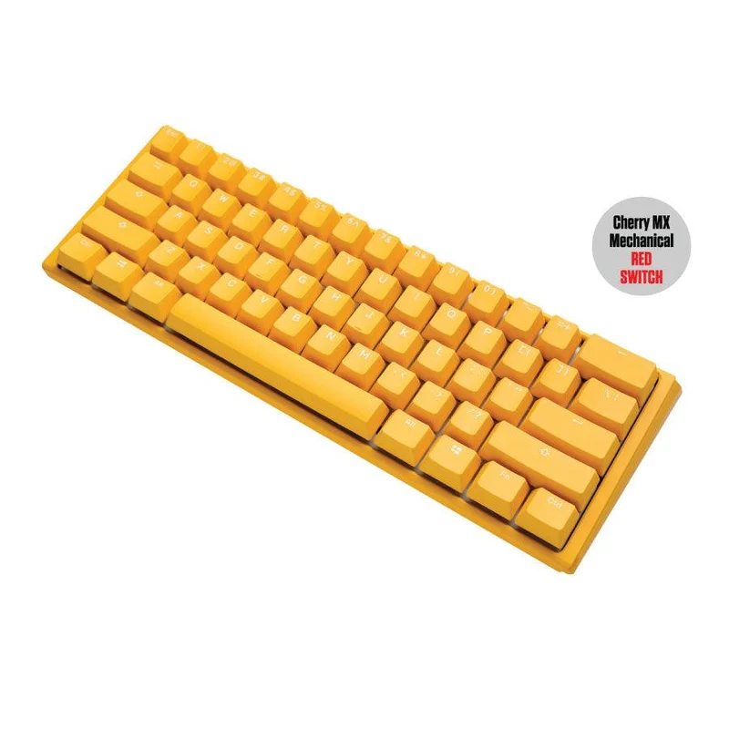 DUCKY ONE 3 MINI YELLOW HOTSWAP RGB DOUBLE SHOT PBT MECHANICAL KEYBOARD (CHERRY RGB RED) (DKON2161ST-RUSPDYDYYYC1)