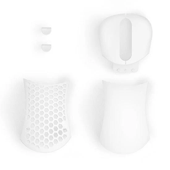 PWNAGE Ultra Custom Extra Cover Set Ergonomic (White) (ECS-E-W)