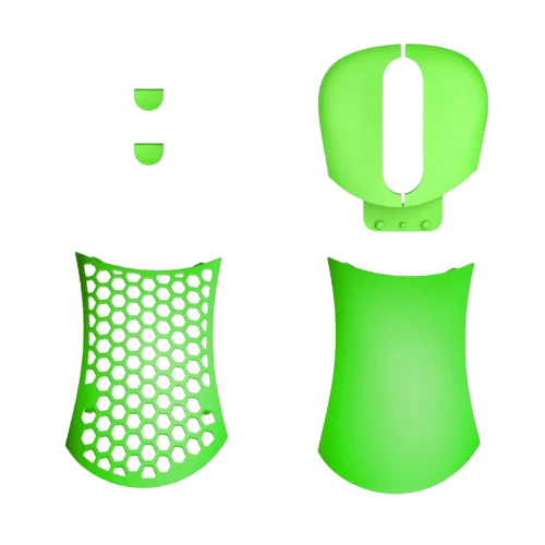 PWNAGE Ultra Custom Extra Cover Set Ergonomic (Green) (ECS-E-G)