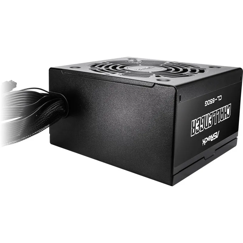 ASRock Challenger CL-650G 650W 80+ Gold ATX 3.1 Ready Non-Modular Power Supply
