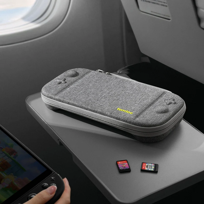 Tomtoc FancyCase G05 Slim Case for Nintendo Switch 2 (Black, Gray)