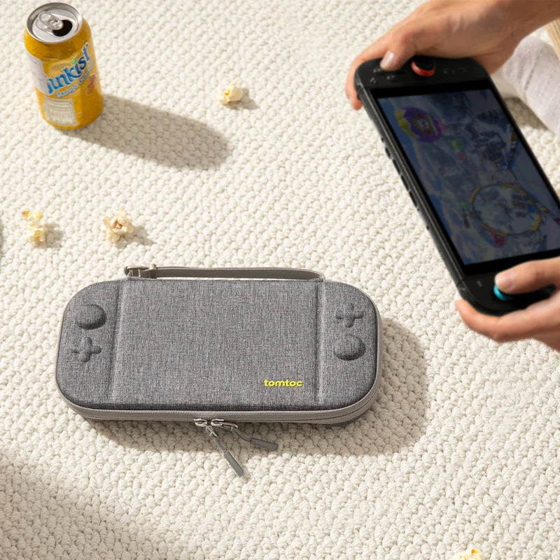 Tomtoc FancyCase G05 Slim Case for Nintendo Switch 2 (Black, Gray)