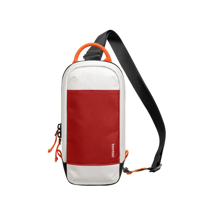 Tomtoc GameOn-G49 Sling Bag for Nintendo Switch 2 (Red, Black, Gray)