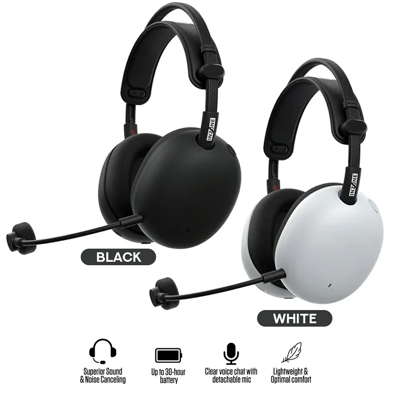 Sony Inzone H9 II Wireless Noise Cancelling Gaming Headset (Black, White)