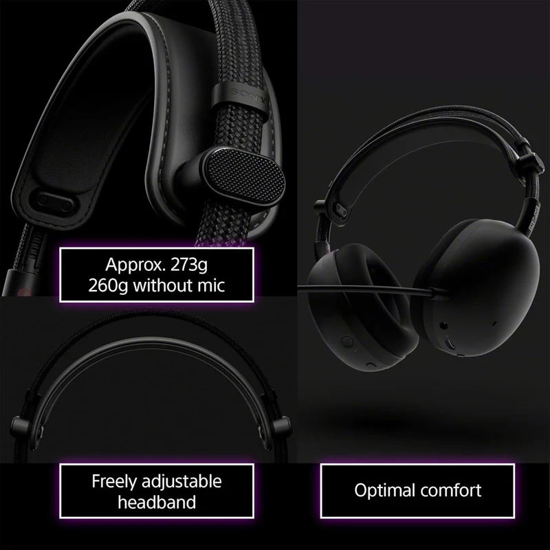 Sony Inzone H9 II Wireless Noise Cancelling Gaming Headset (Black, White)