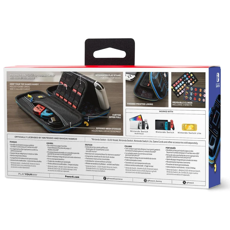 PowerA NSW Protection Case PAC-MAN Retro for N-Switch / Switch Lite (NSCS0460-01)