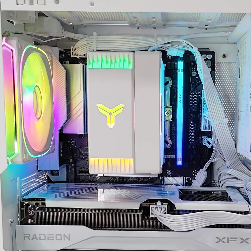 Sigma C6 Max White Desktop Gaming PC | Ryzen 5 7500F | 32GB RAM | 1TB SSD | RX 9060 XT | Windows 11 Pro