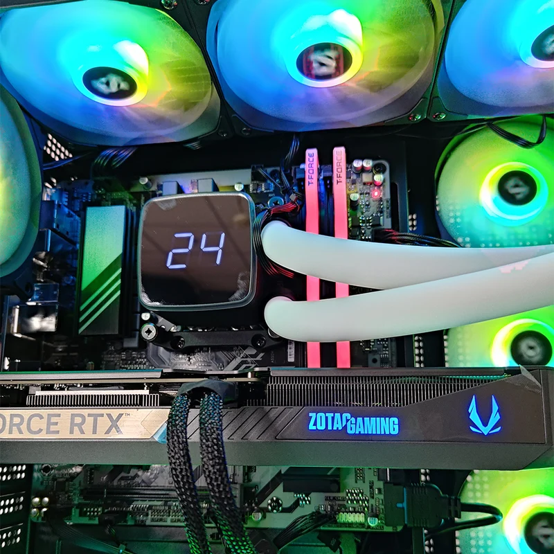 Aurora Tesseract X 50 Black Desktop Gaming PC | AMD Ryzen 7 8700F | 32GB RAM | 1TB SSD | RTX 5070 | Windows 11 Pro