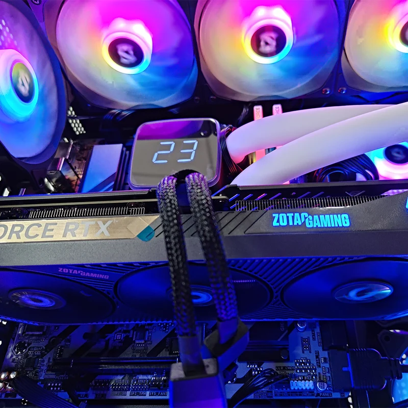 Aurora Tesseract X 50 Black Desktop Gaming PC | AMD Ryzen 7 8700F | 32GB RAM | 1TB SSD | RTX 5070 | Windows 11 Pro