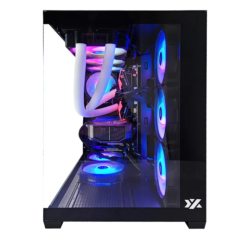 Aurora Tesseract X 50 Black Desktop Gaming PC | AMD Ryzen 7 8700F | 32GB RAM | 1TB SSD | RTX 5070 | Windows 11 Pro