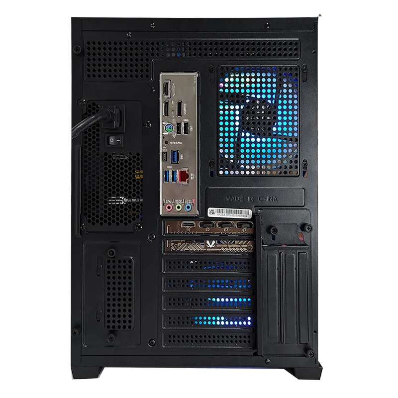 Aurora Tesseract X 50 Black Desktop Gaming PC | AMD Ryzen 7 8700F | 32GB RAM | 1TB SSD | RTX 5070 | Windows 11 Pro