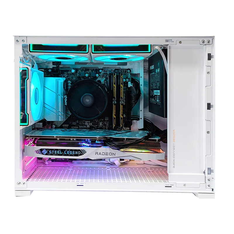 Alpha D32 White Desktop Gaming PC | AMD Ryzen 5 5600 | 16GB RAM | 512GB SSD | RX 7600 | Windows 11 Pro