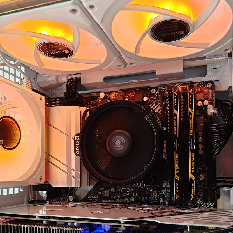 Alpha D32 White Desktop Gaming PC | AMD Ryzen 5 5600 | 16GB RAM | 512GB SSD | RX 7600 | Windows 11 Pro
