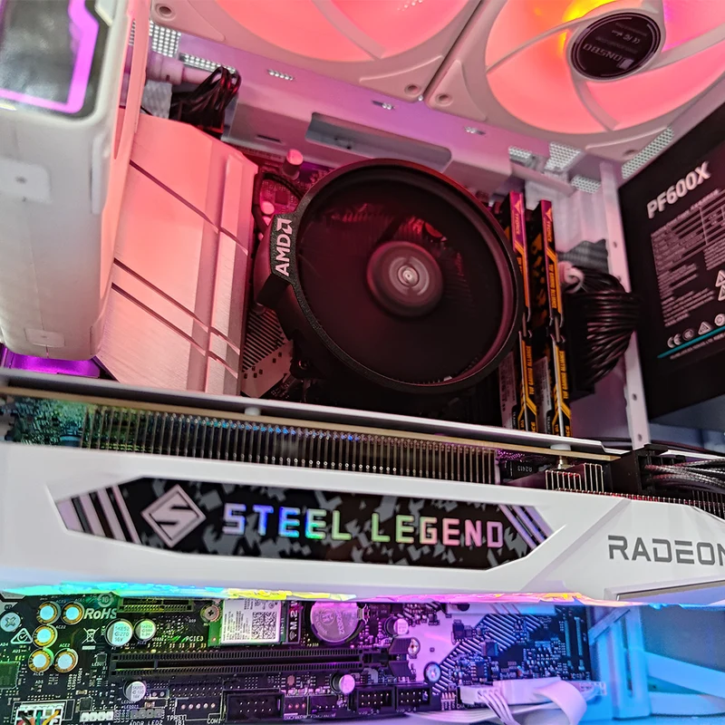 Alpha D32 White Desktop Gaming PC | AMD Ryzen 5 5600 | 16GB RAM | 512GB SSD | RX 7600 | Windows 11 Pro